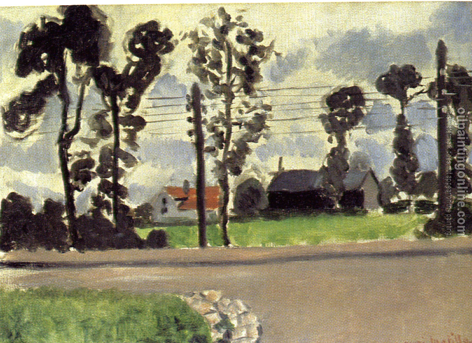 Matisse, Henri Emile Benoit - road to clamart